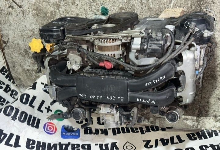 Двигатель Subaru EJ204 2.0l 4x вальный ej20 Forester Legacy Exiga