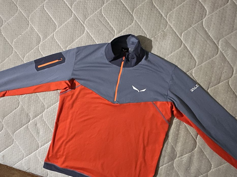 Salewa Ortles M L/s Zip Tee мъжко планинско горнище