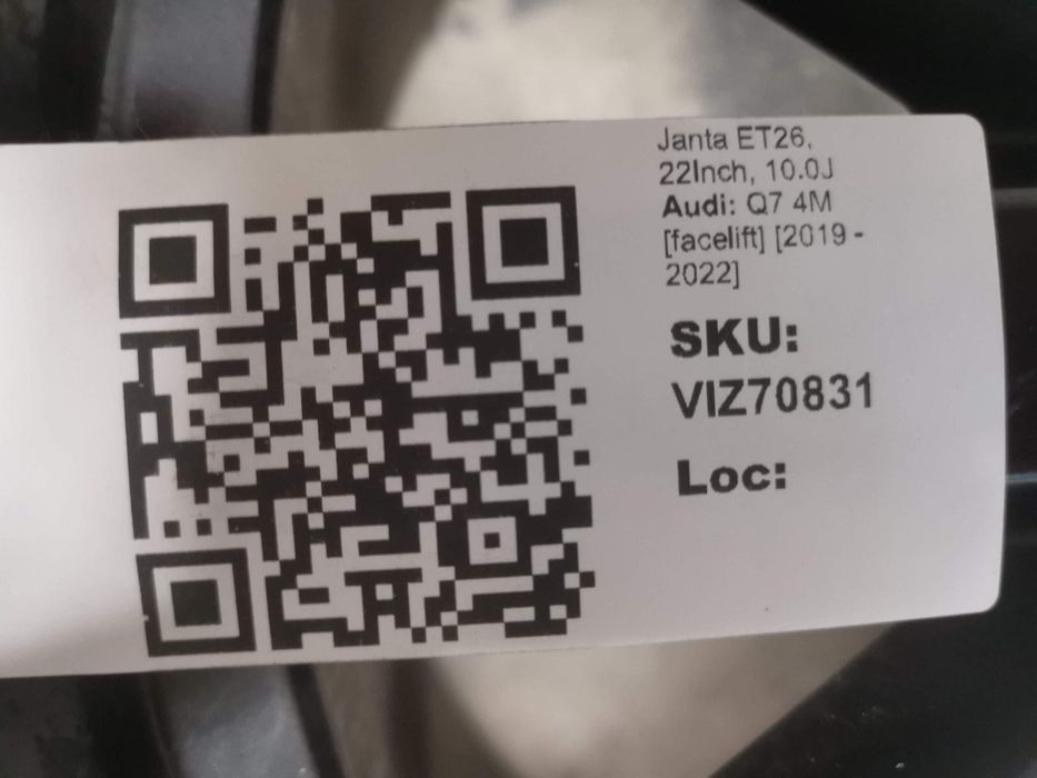 Ауди Q7 / Audi Q7 4M [facelift] Комплект 3 джанти ET26, 22 инча, 10.0J