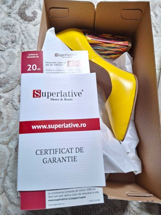 Pantofi de lux din piele cu certificat de calitate