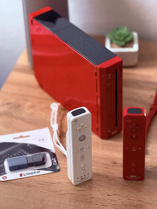 Consola jocuri Nintendo Wii Rosie Modata 73 Jocuri Mario Sonic