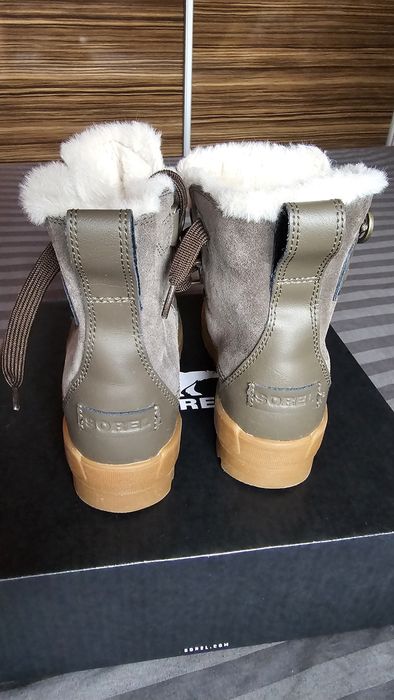 Нови Sorel 37 номер естествена кожа и велур