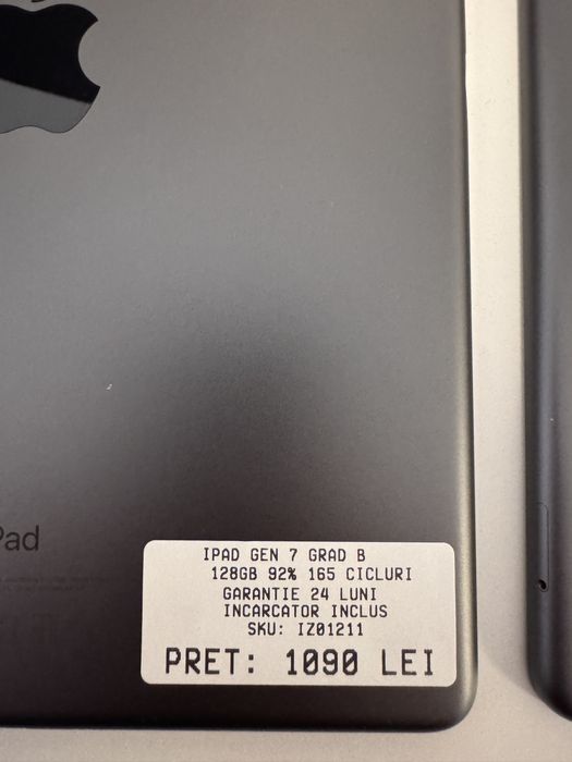 Ipad 7 128GB 92% Grad B Garantie 24 Luni - zonemag.ro