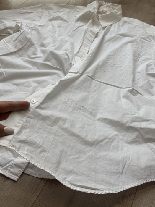 Рубашка белая длинная