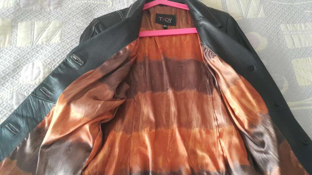 Кожаная куртка размер xl