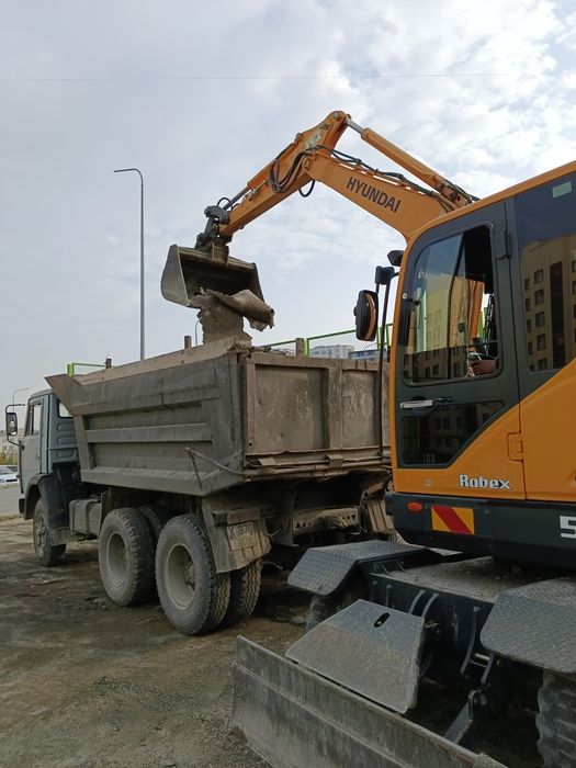 Камаз услуги доставки щебень песок клинец грунт. Кум тас топырак камаз ...