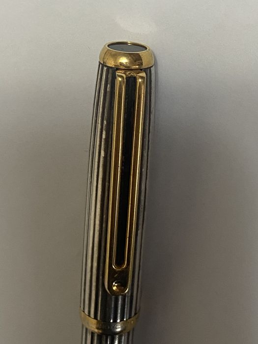 Pix anii 80 Spania Inoxcrom Sirocco 925 Silver Pen Fountain Pen Vtg