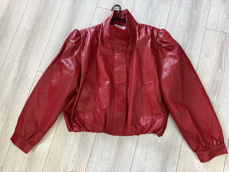 Страхотно червено кожено яке Reserved