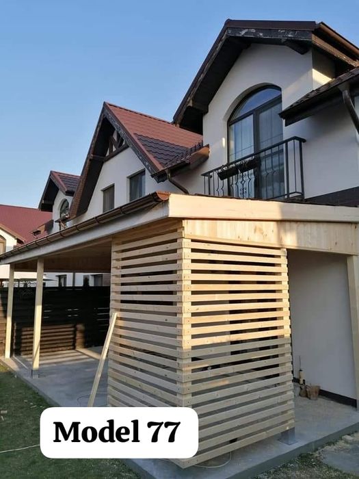 Execut:  Terase, Foișoare, Pergole, Magazii, totul din lemn