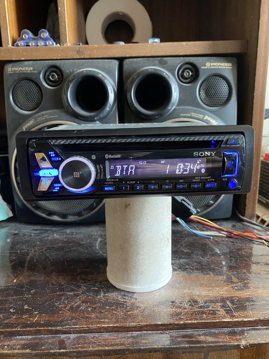SONY MEX-N4000BT - МОЩЕН 4X55W - ДВА ЦВЯТА- Bluetooth, USB, CD  mp3 плеър за кола сд авто радио
