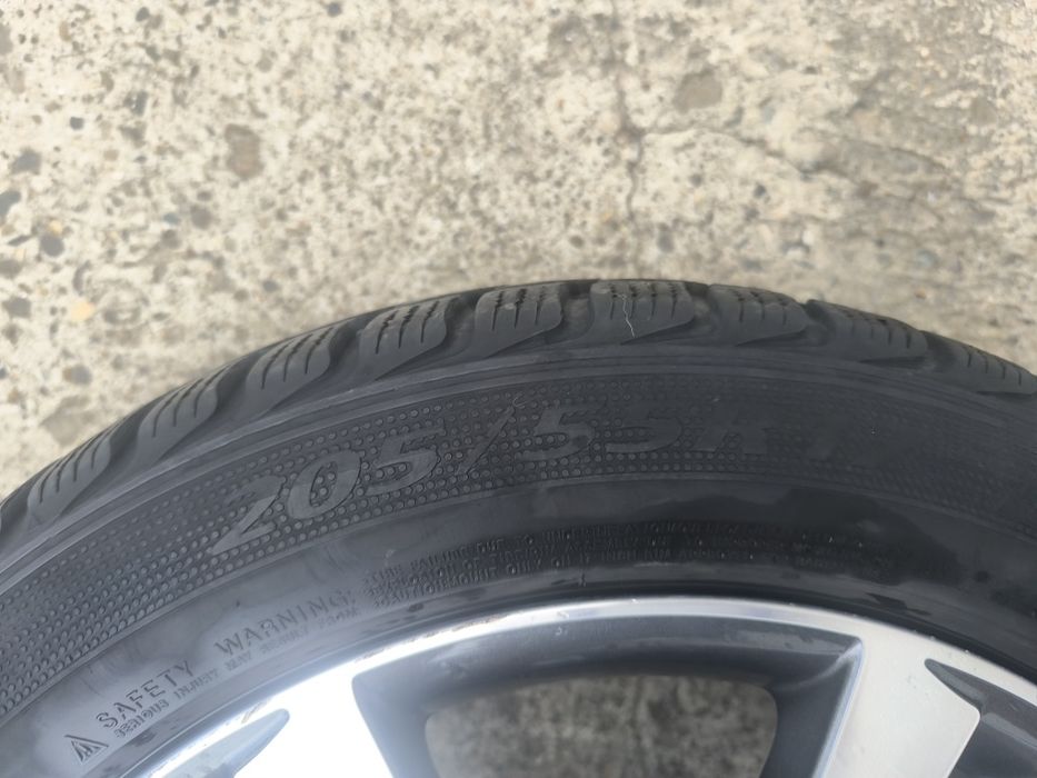 Jante 17x5x112 VW cu anvelope