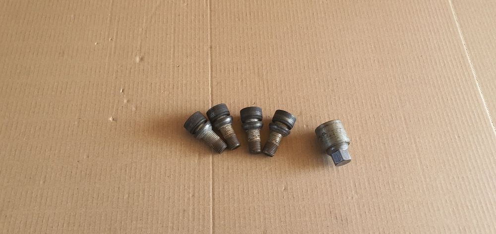 Set prezoane anti furt + cheie pt audi vag vw volkswagen seat skoda