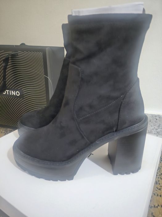 Зимни боти с дебел ток