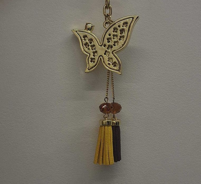 Луксозен ключодържател пеперуда с подаръчна кутия