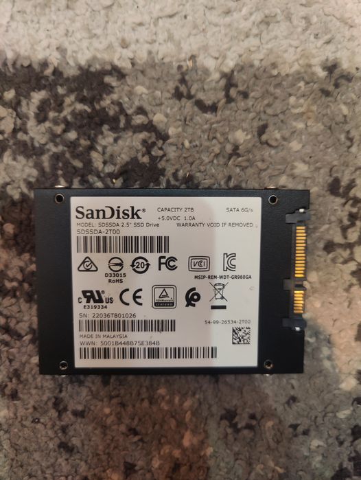 Vand Sandisk SSD Plus 2TB
