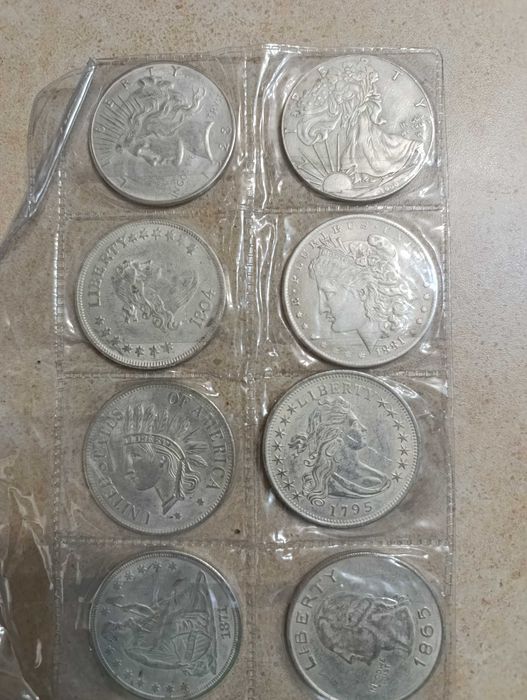 Монети.  от   1$