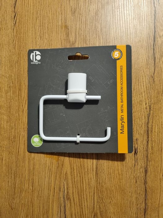 Suport hârtie igienică Marylin, alb