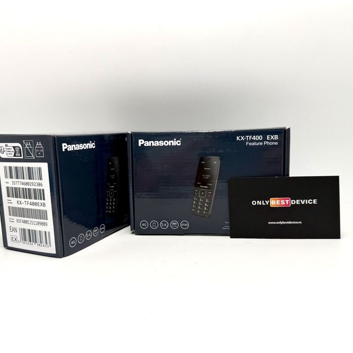Telefon mobil cu butoane Panasonic KX-TF400 EXB Negru