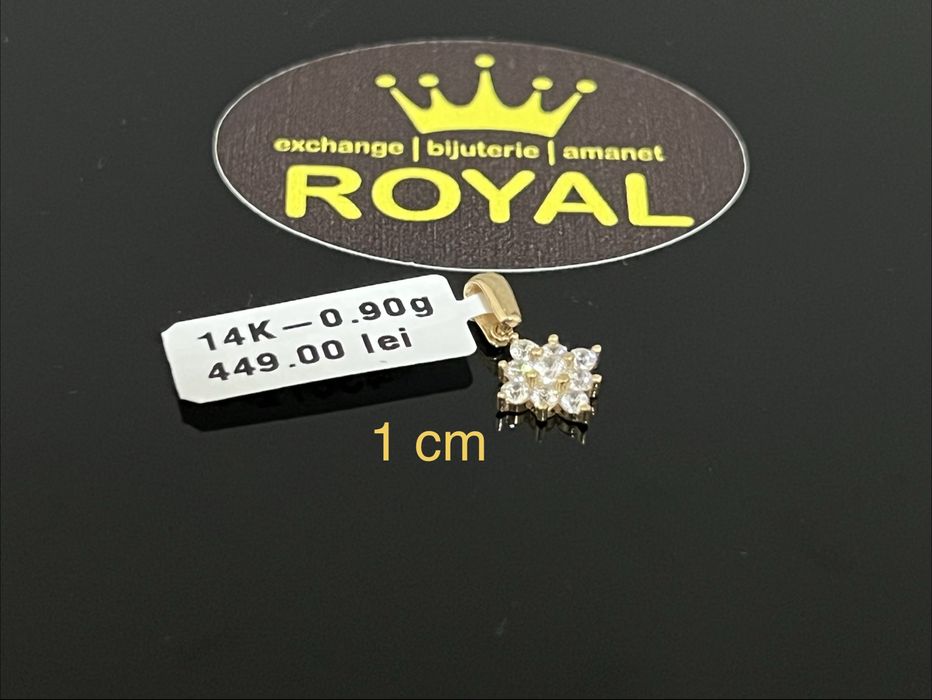 Bijuteria Royal CB : Pandant aur 14k 0,90 grame