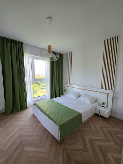 Apartament 2 camere Nou Mobilat Utilat, Parcare, Vedere Lac Și Mare