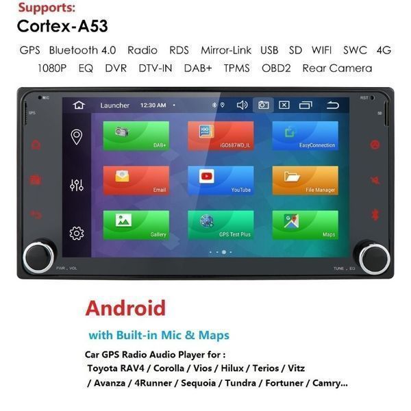 TOYOTA RAV4,Corolla, Vios, Hilux,Terios, Avanza, Fortuner android,9144
