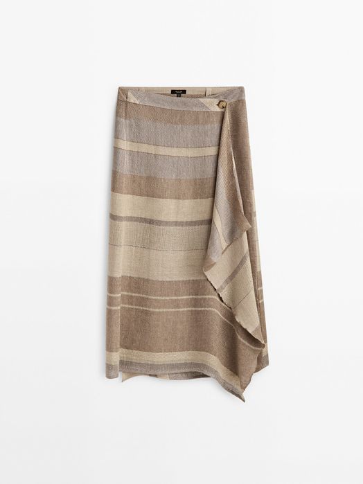 Fusta din in Massimo Dutti