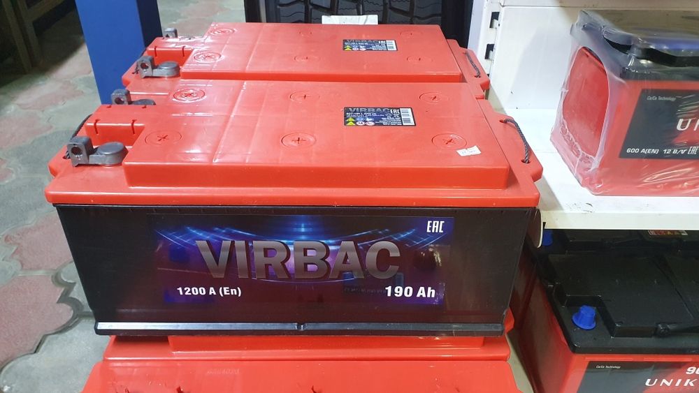 Аккумулятор 190Ah евро, болт