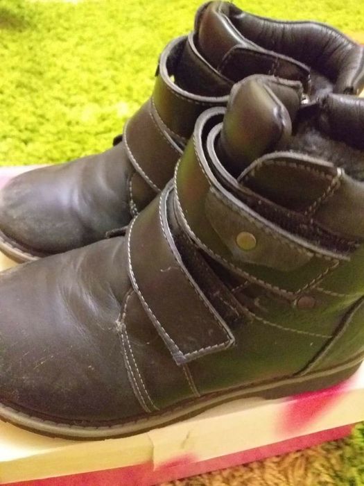Продам новые кожаные ботинки