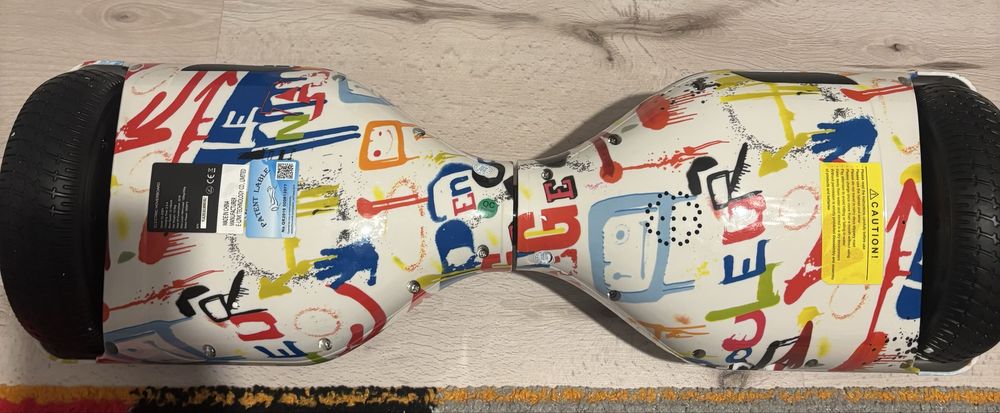 Hoverboard Bluetooth Graffiti cu LED uri