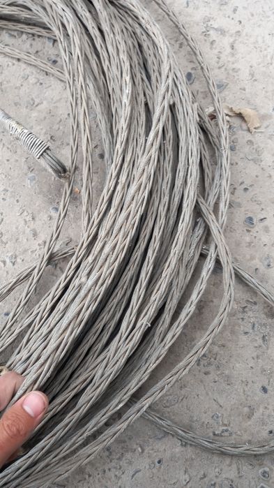 Стальной трос tross 101 метр бор метри 13000дан келишамиз  диометр 10