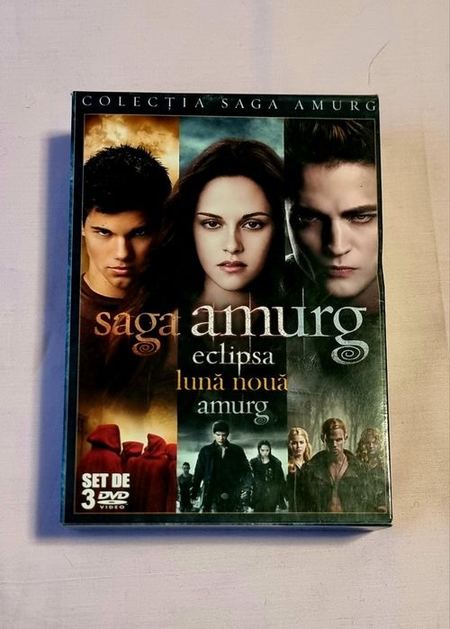 Colectie 3 Dvd-uri Saga/Amurg 2012