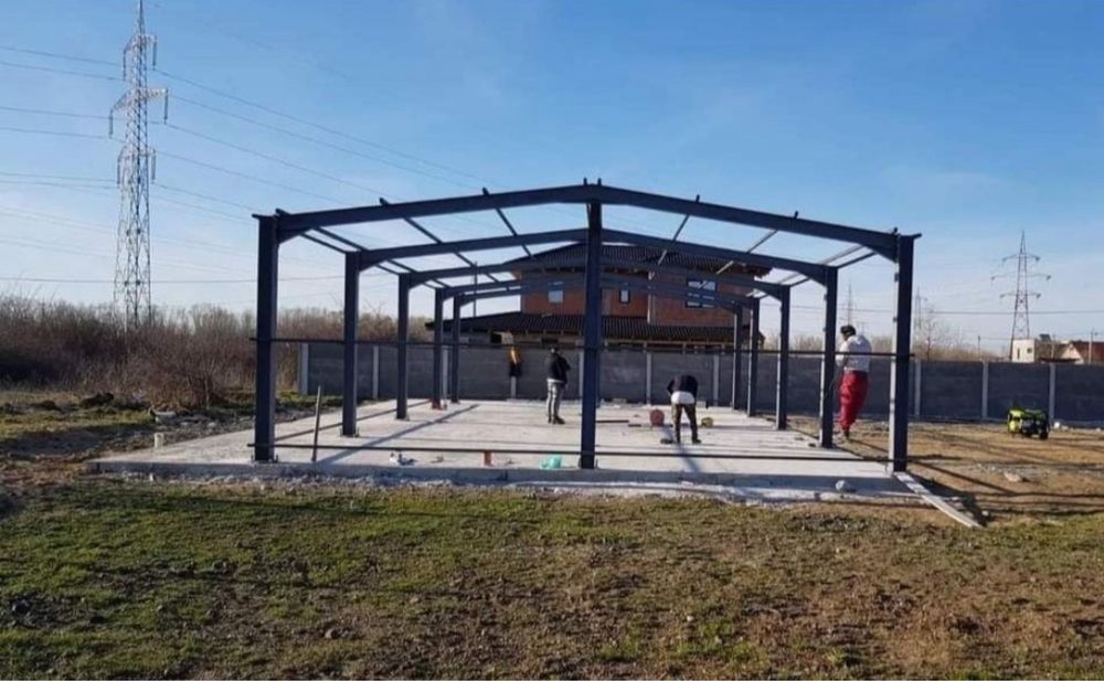 Vand hala metalica structura 10x20