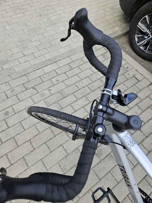 Bicicleta de sosea RC100 Gri TRIBAN