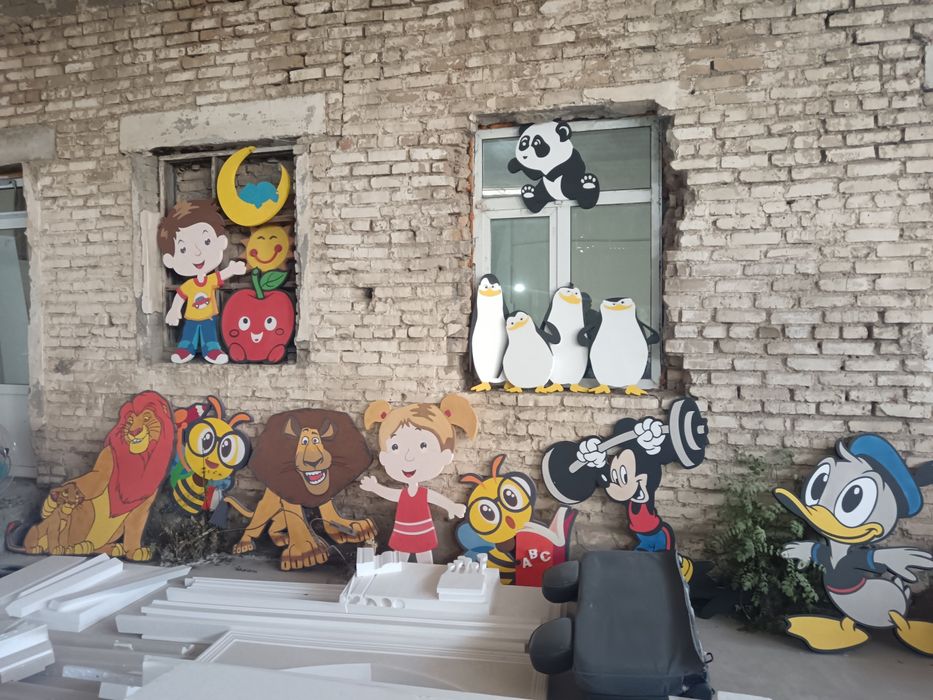 Новогодний декор из пенопласта