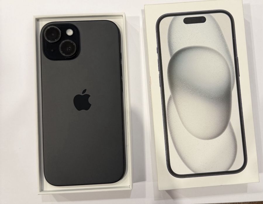 Iphone 15 titanium black/128 GB/ Impecabil 10/10