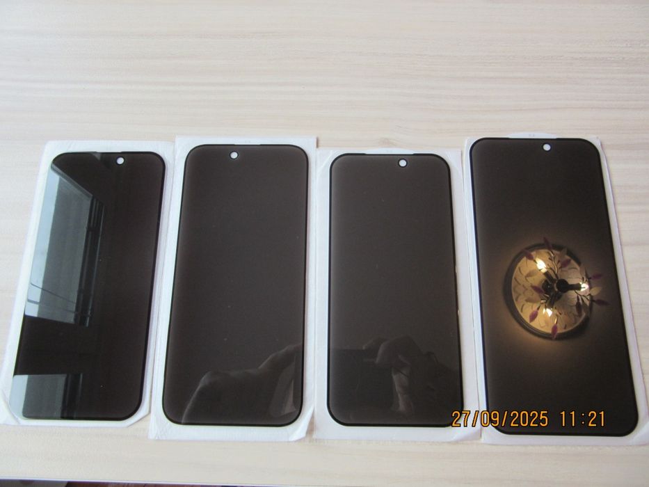 iPhone 17 /Pro/Max/Air/ PRIVACY ANTI-SPY Full Glue Стъклен протектор