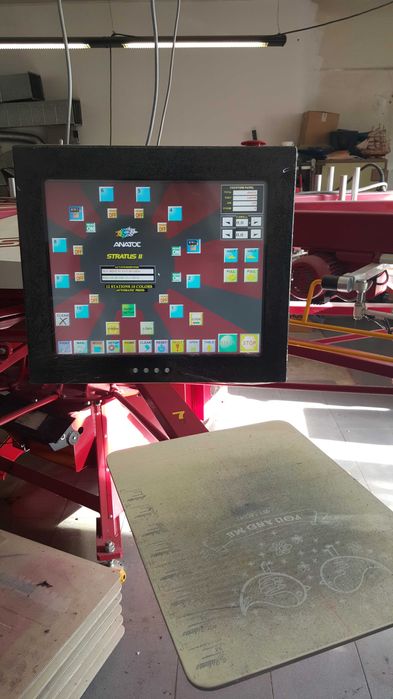 МАШИНА ЗА СИТОПЕЧАТ на Тениски,Торби и Текстилни Изделия /ANATOL/