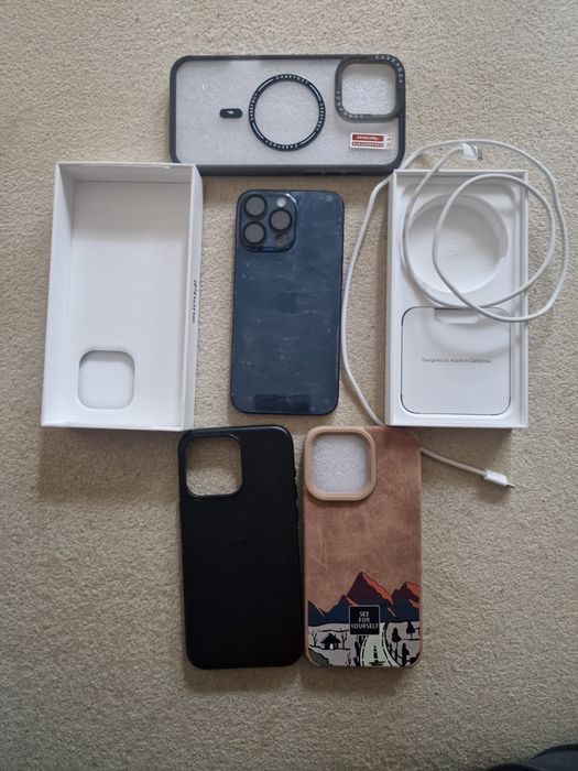 Iphone 15 pro max. Condition 10/10 Rom 256GB Factory unlocked  Bettery health 88 Tempered Glass on screen back and came