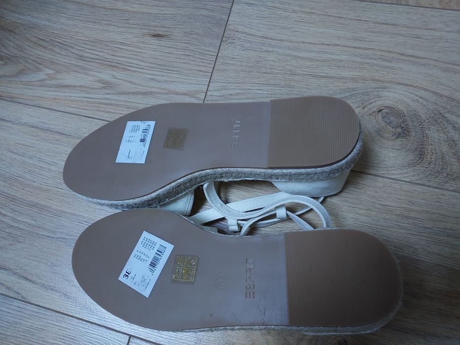 Espadrile Esprit cu barete pe glezna