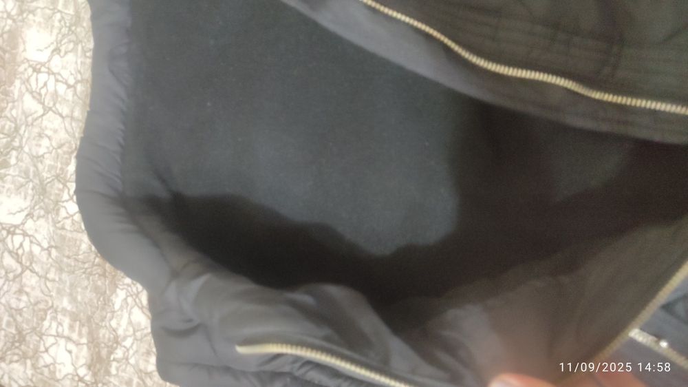 Зимно яке,черно с каракул