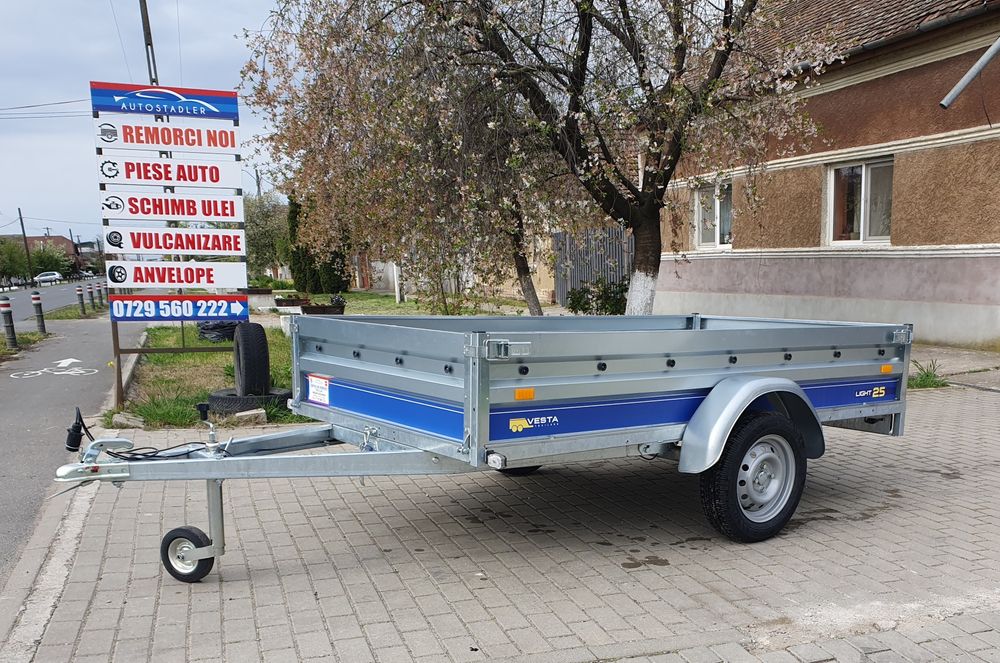 Remorca Vesta 25 Light 750 kg 2,50×1,35 basculabilă