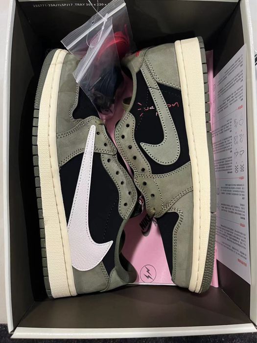 Travis Scott x Air Jordan 1 Low OG “Black Olive”