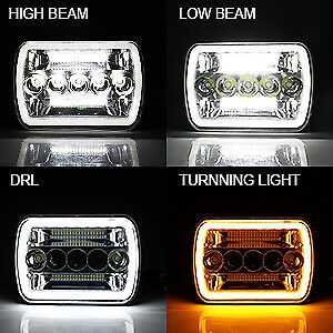 Set Faruri Wrangler YJ / Cherokee XJ 5×7 100W Patrol Landcruiser L200