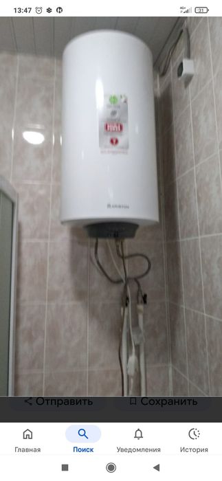 Установка водонагревателя