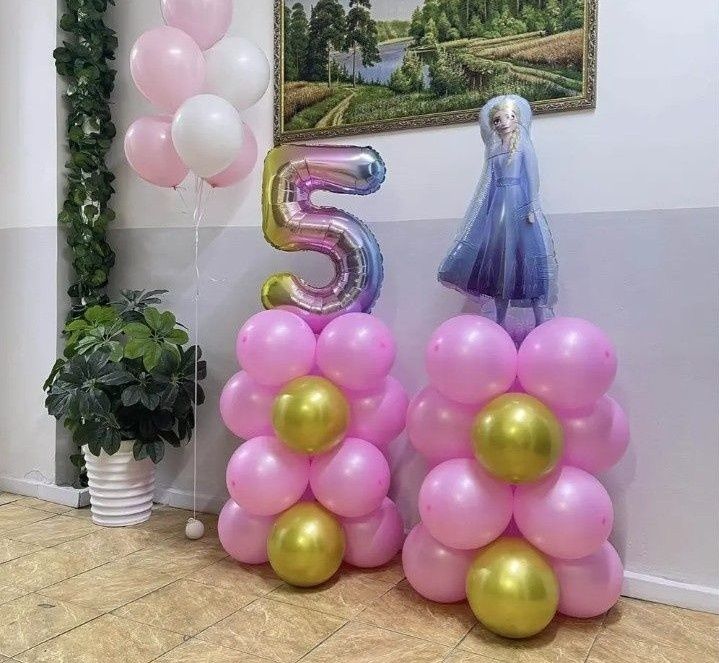 Шарики шары оформление входа арки