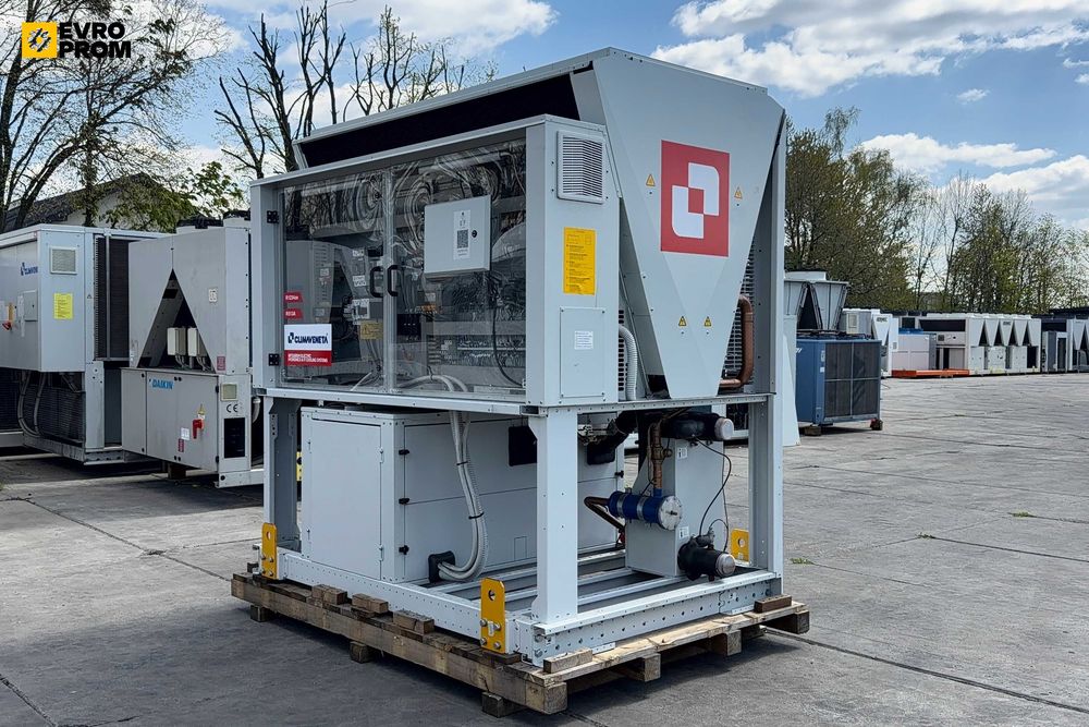 Chiller răcit cu aer CLIMAVENETA FX G04 A 0751 – 112 kW | chiller 100 kw pret | Nou | Bitzer screw | R1234ze