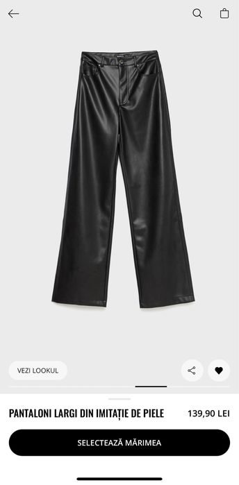 Pantaloni imitatie piele