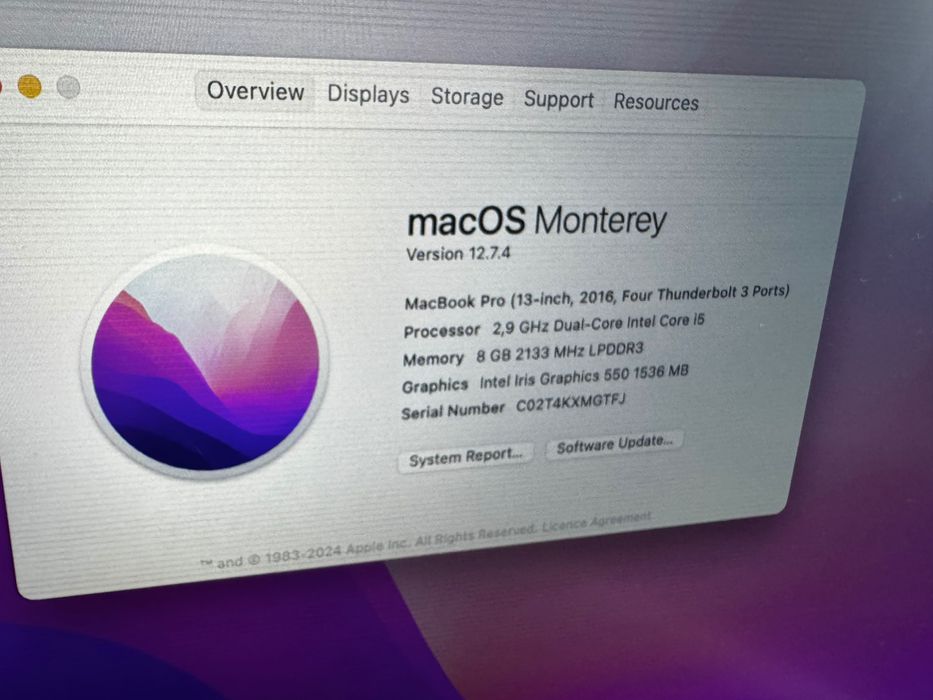 MacBook Pro 13" 2016