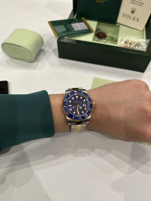 Rolex submariner date Oyster, 41 mm, Oystersteel and yellow gold