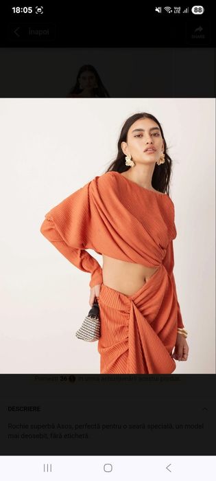 Rochie Asos nouă model deosebit lunga
